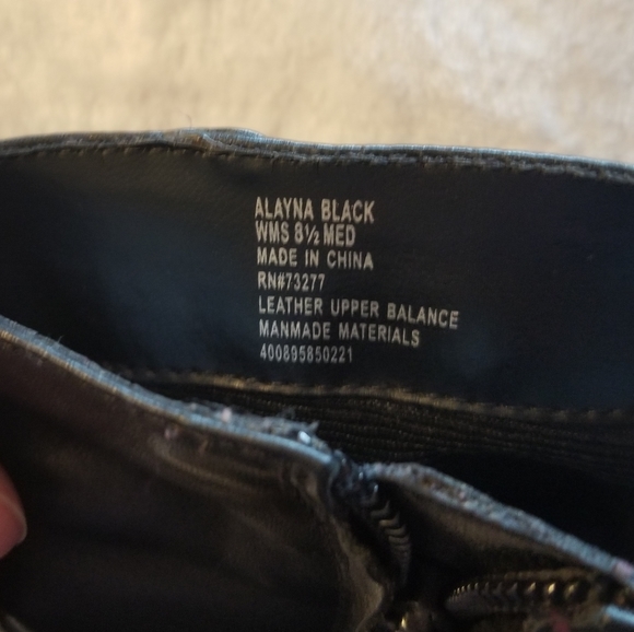 Leather | Croft & Barrow | Ankle Boots | Booties | Black | 8 1/2 - Picture 7 of 11